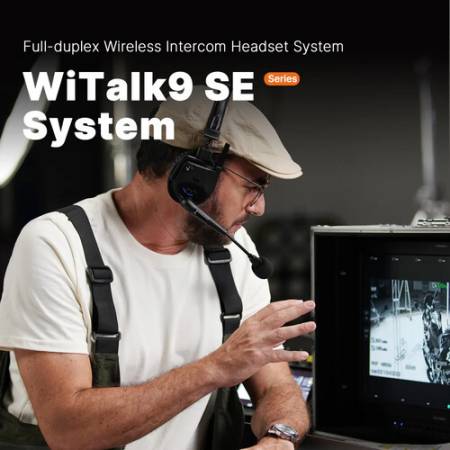 Saramonic WiTalk9 SE-2S - 2-osobowy bezprzewodowy system słuchawkowy interkom (Full-Duplex, 2.4GHz DECT) - przykład użycia